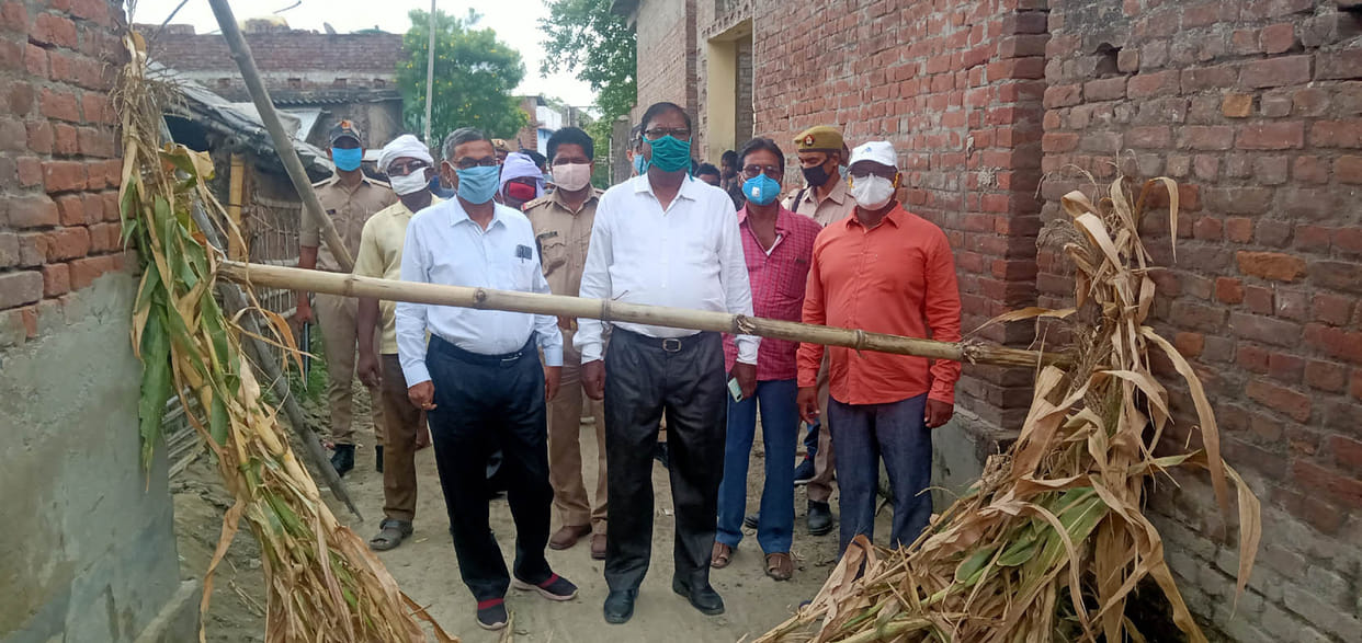 village seal after postive case found