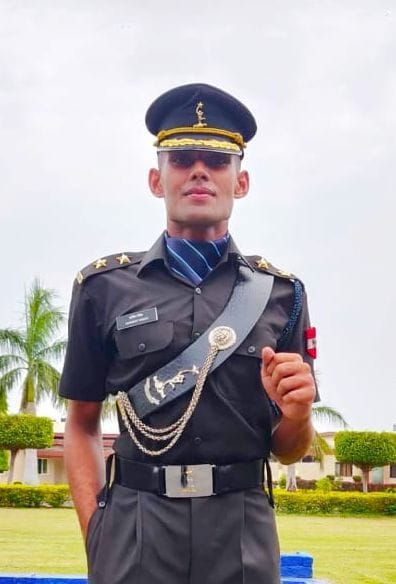 leftinent, in army, mathura, saurabh, harsit