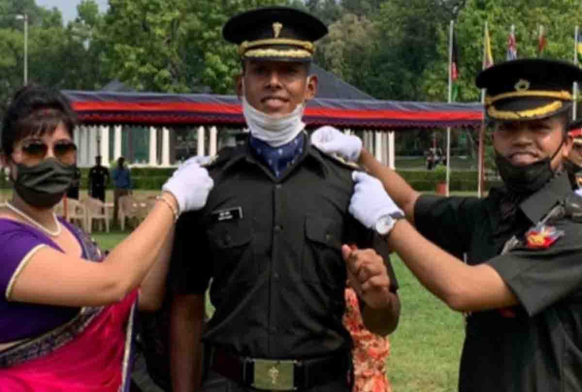 national lawn tennis player arjun became Lieutenant