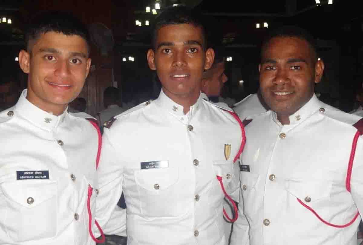 national lawn tennis player arjun became Lieutenant