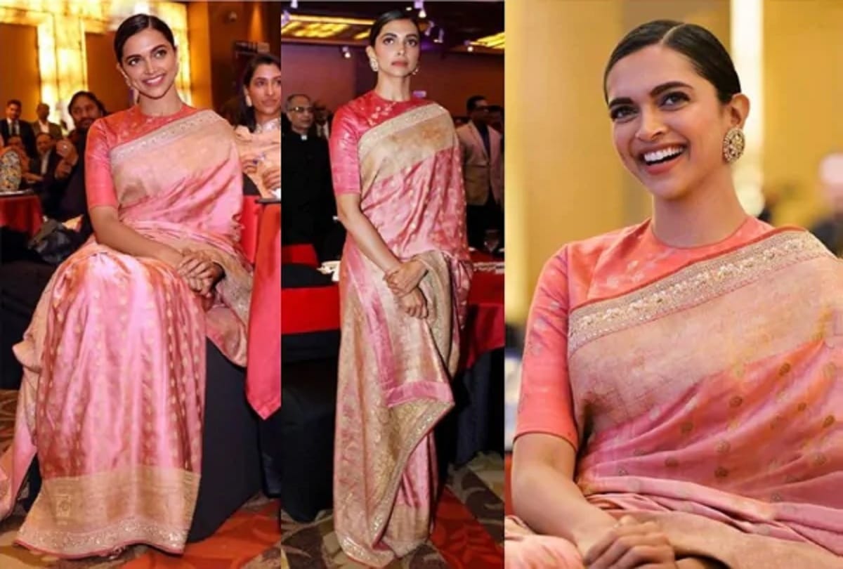 not only bollywood actress rekha deepika padukone also look graceful in silk saree