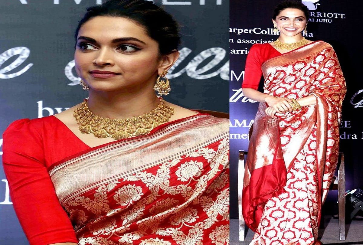 not only bollywood actress rekha deepika padukone also look graceful in silk saree