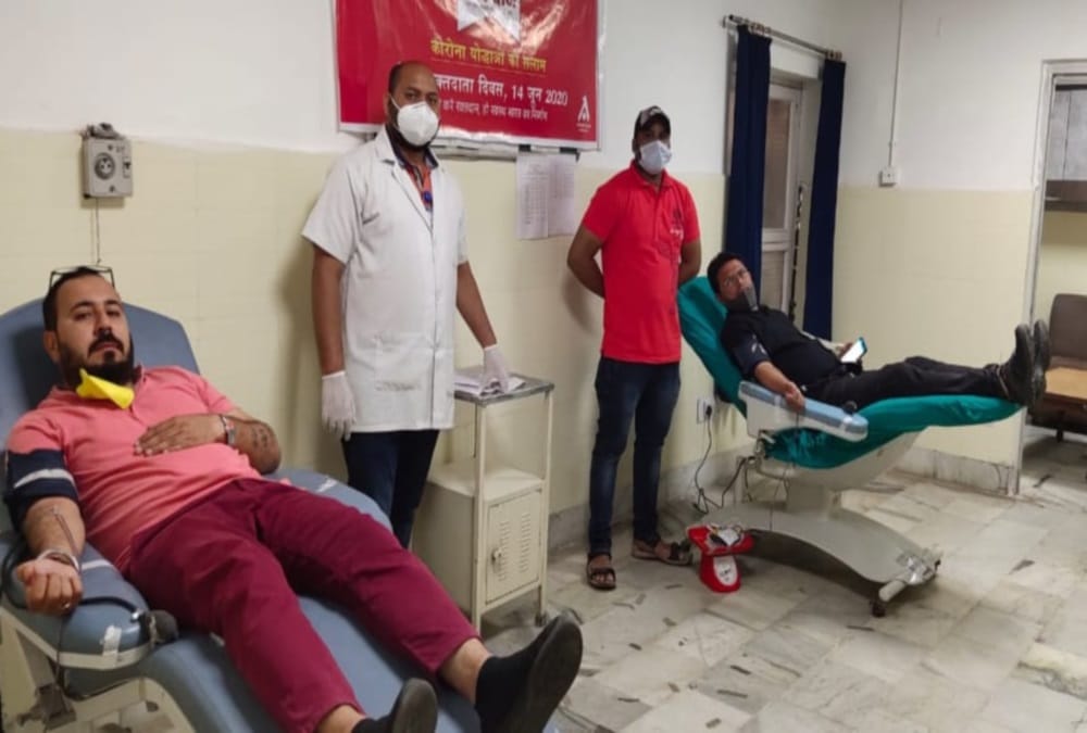 World blood donor day 2020 camp with Amar ujala Foundation in uttarakhand , Photos