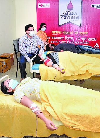 People do not die due to lack of blood, so the people of the city donated