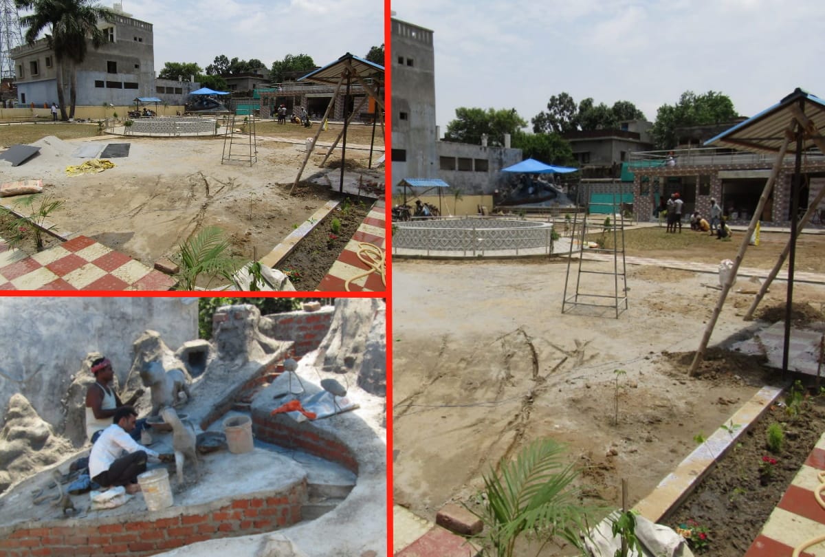 story of Ambedkar Park maharajganj see latest image