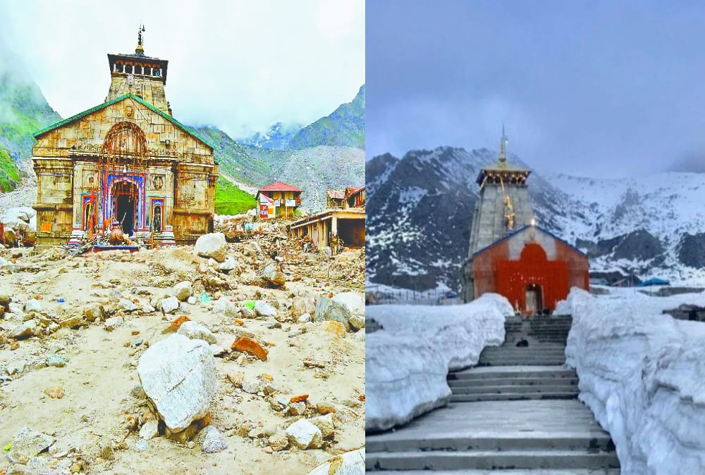 kedarnath disaster seven year: Many Work done in kedarnath Dham, See Throwback and recent Photos