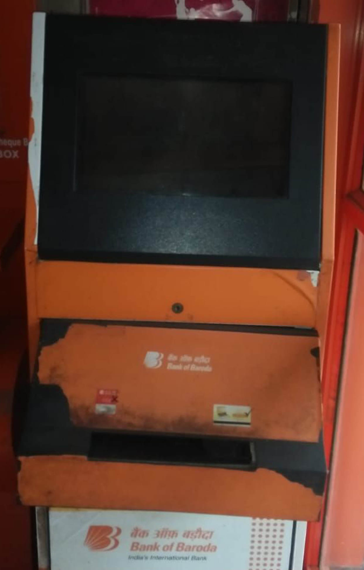 Bank of Baroda's print machines deteriorated