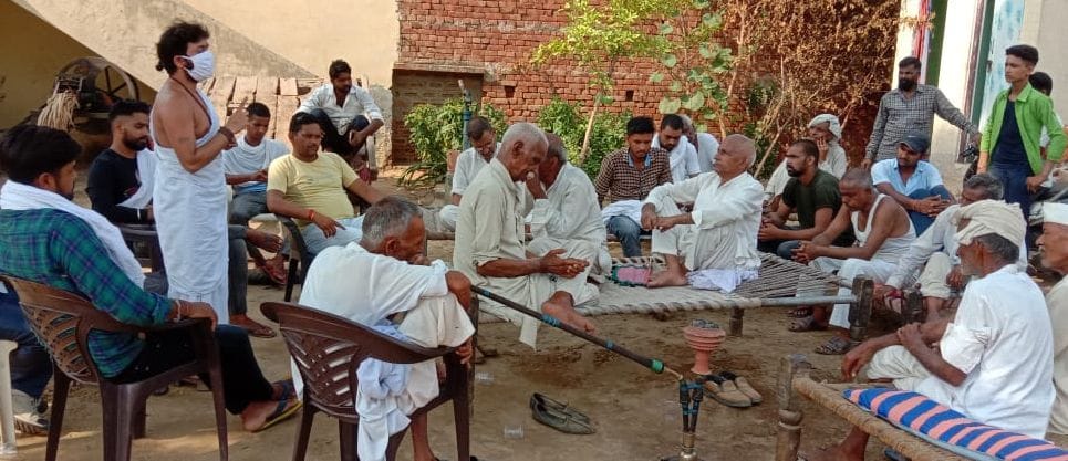 vidhant was in his house, but dont meet villegers, now  angry vilers announce a big mitting  appose the vidhayak