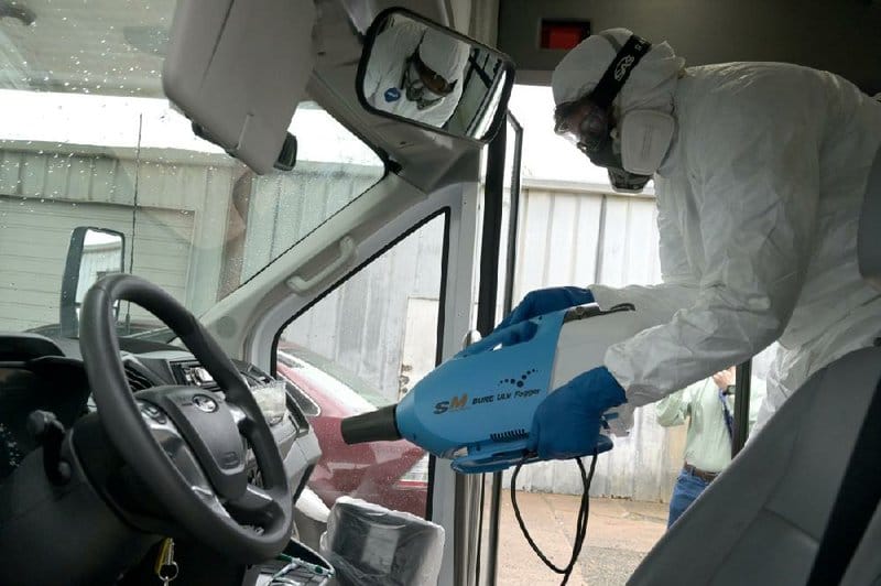 car sanitization at home car sanitization process disinfecting car interior disinfectant car spray car cleaning cloth driving after lockdown precautions while driving car driving precautions