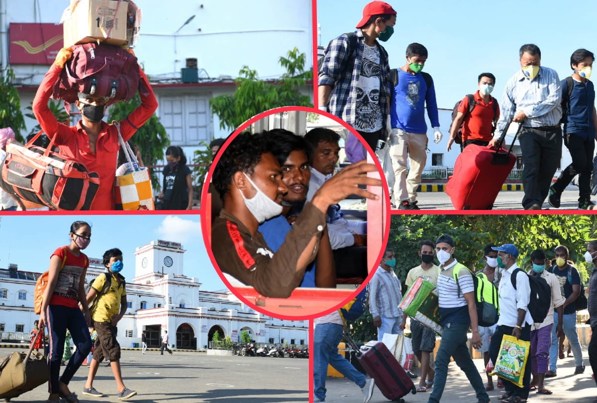 special train departed from gorakhpur with migrant workers