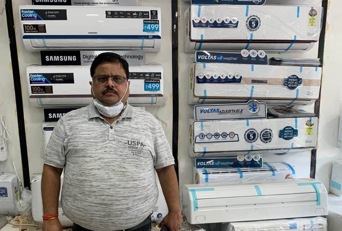 Ac, cooler and fridge are being sold at online rate in lucknow