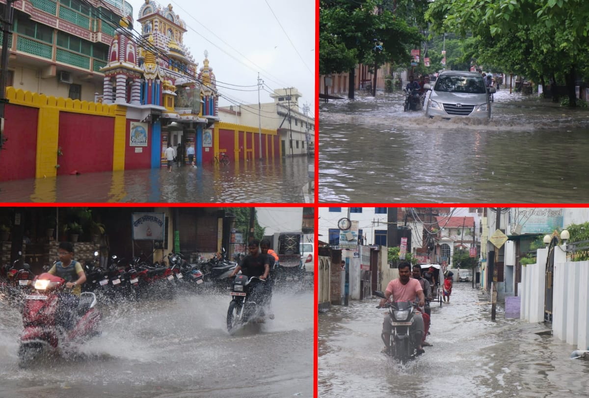 heavy rain start after monsoon coming in gorakhpur