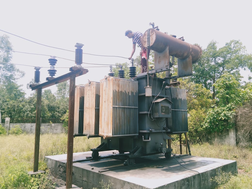 The transformer of Behda Khurd's power plant malfunctioned, lights in nine villages