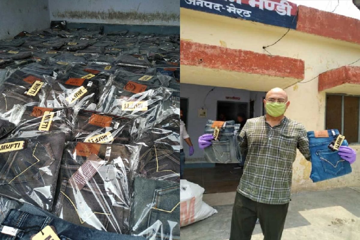 Brand Protectors India Private Limited team has busted to Sale of fake branded clothes in Meerut