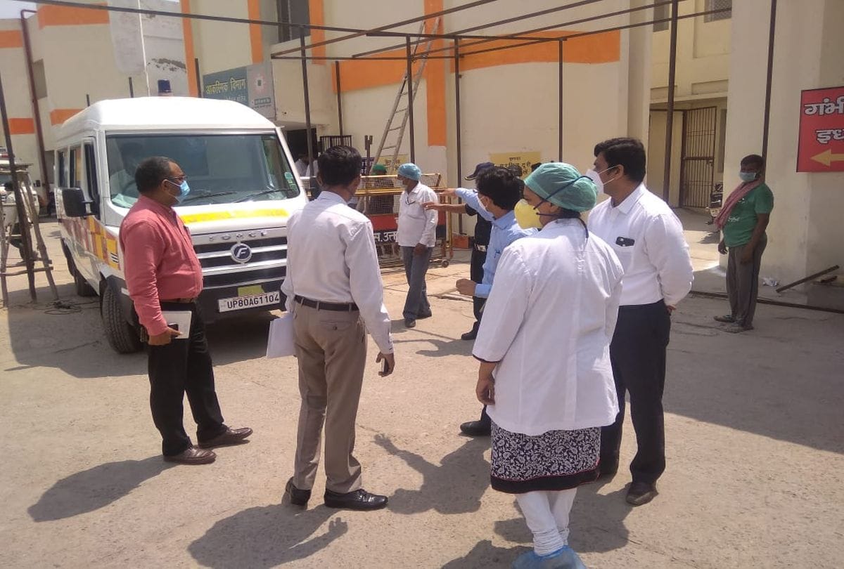 Nodal Officer M Devraj Visits Sn Medical College Covid Hospital