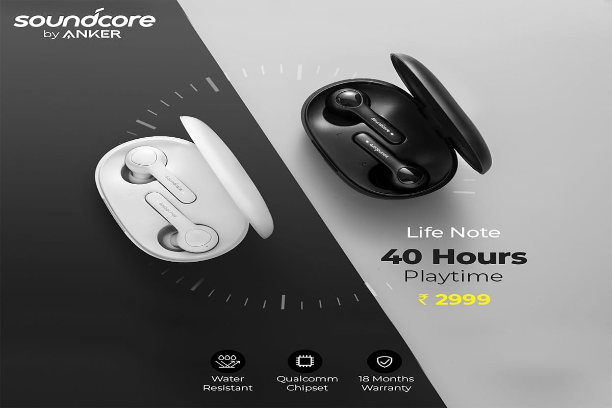 Soundcore by Anker announces Life note TWS Bluetooth Headset in India at Rs 2,999