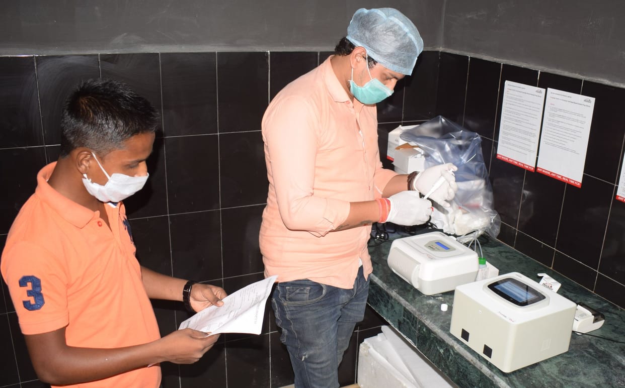 distict hospital ko mili trunet machine