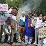 समता फाउंडेशन ने चीन के राष्ट्रपति का पुतला फूंका
