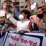 चीन के खिलाफ प्रदर्शन