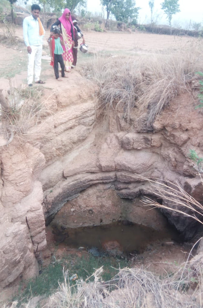 gram samuh pipe line not usefull for villagers