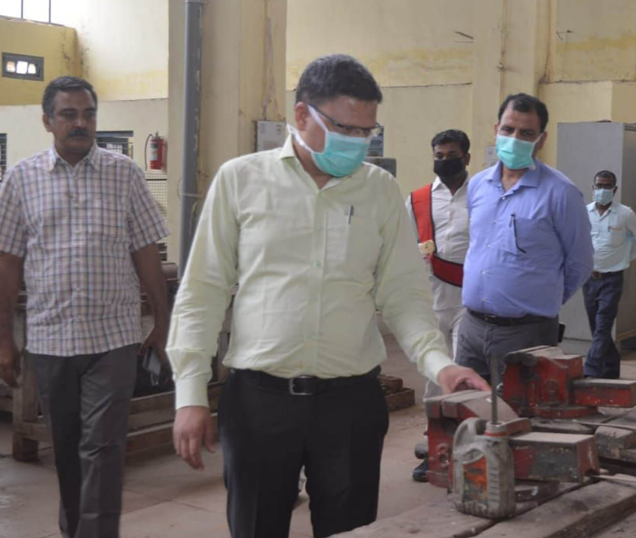 DM inspected training of women's groups