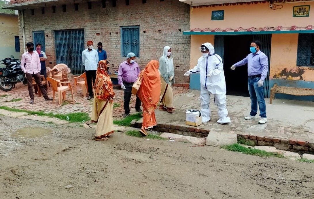 13 teams surveyed 2434, surveying 472 houses