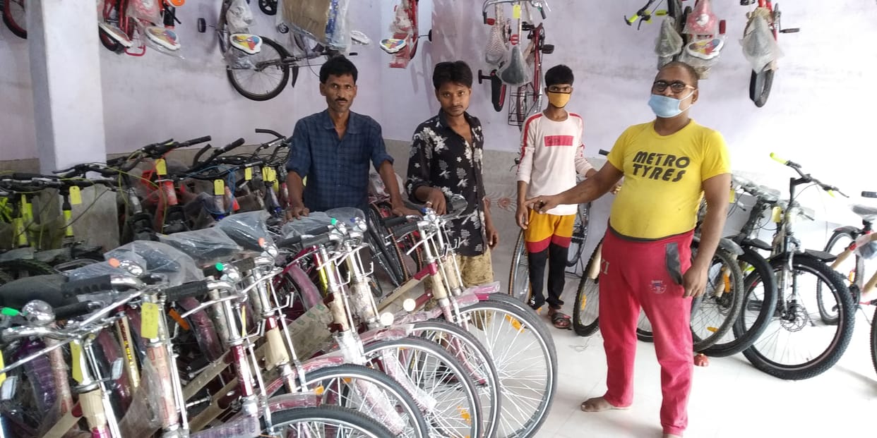 Cycle craze increased during the transition of Corona