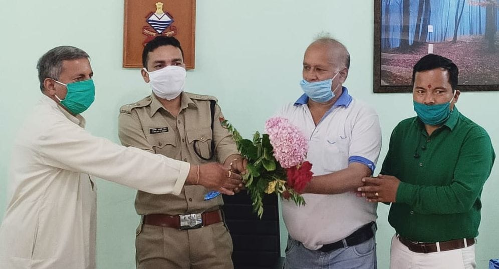 SSP honored, distributed 500 masks to police
