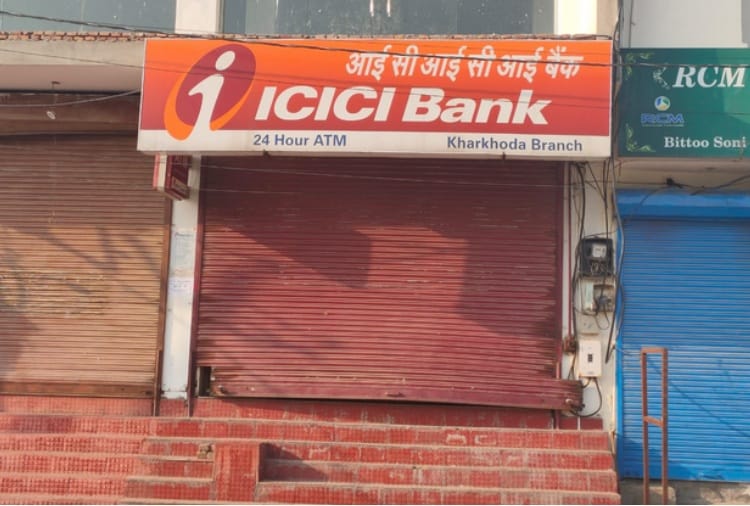 icici bank robbery attempt in sonipat