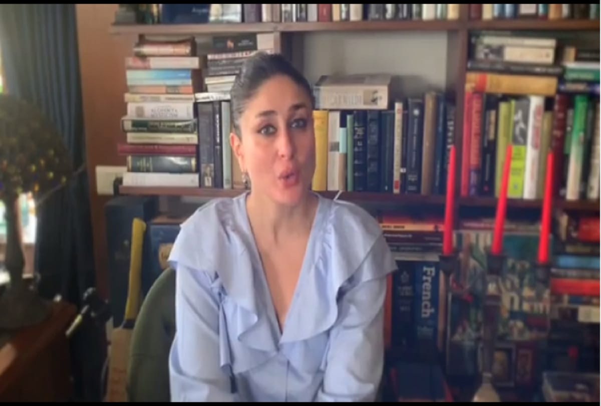 kareena kapoor recently wear sky blue zara top in affordable price