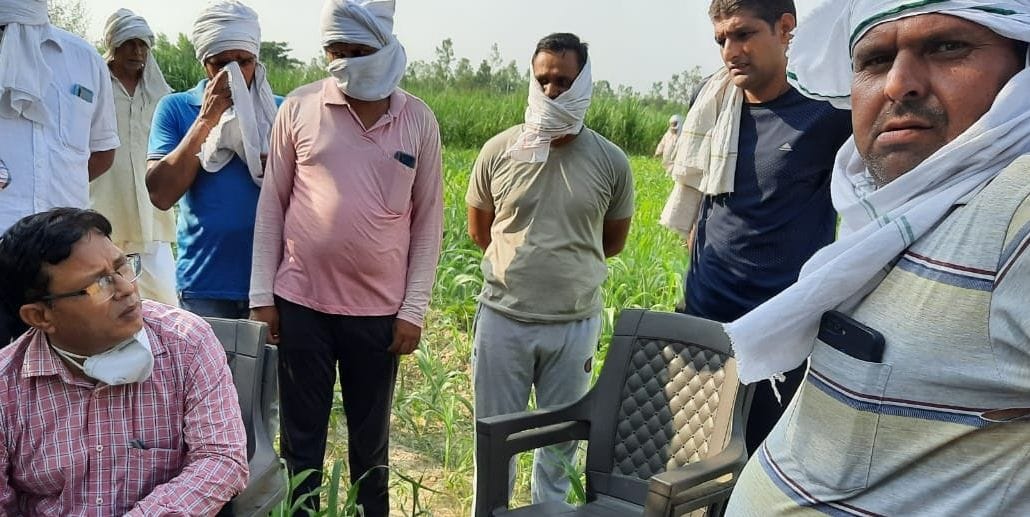SDM inspected the land in Kalyana