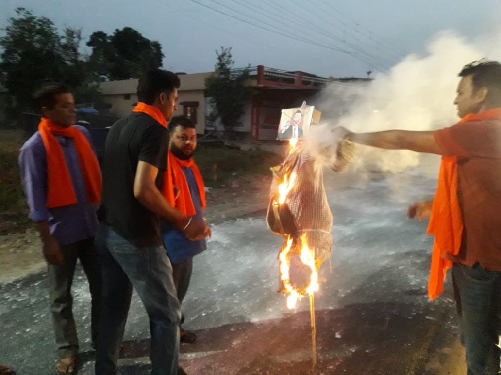 Boycott China Products photo gallery: uttarakhand public angry, shown anger by protest
