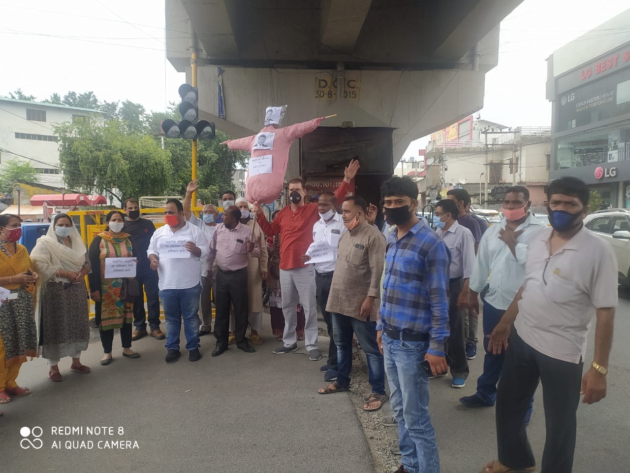 Boycott China Products photo gallery: uttarakhand public angry, shown anger by protest