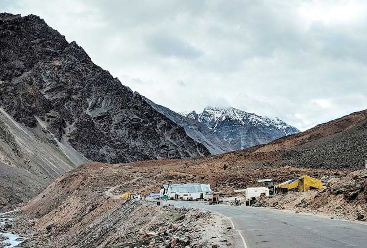 Kinnaur apple and Spiti peas supply route by Gramphu-Kaza highway