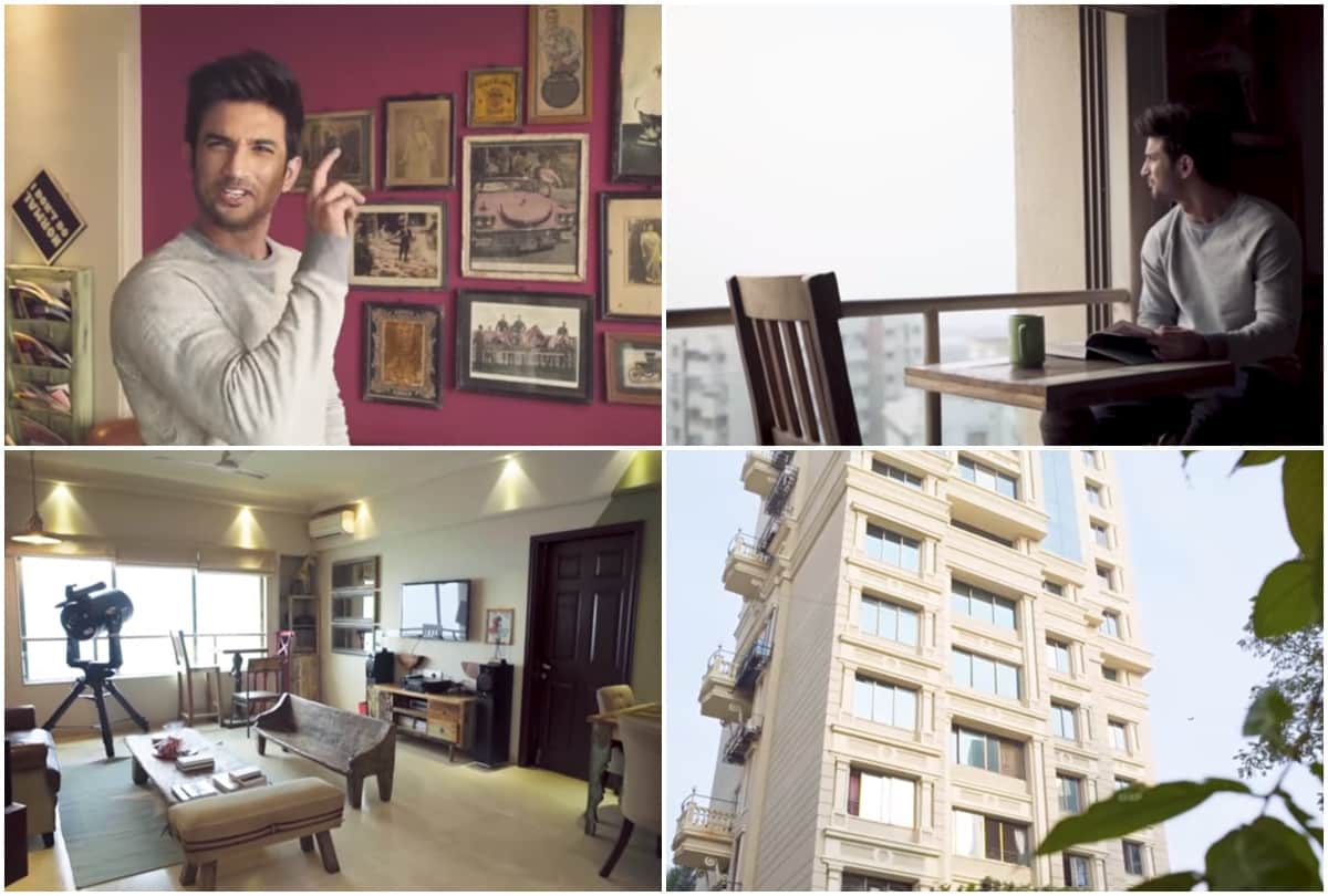 sushant singh rajput house photos Actor Decorated House itself See Inside Pics