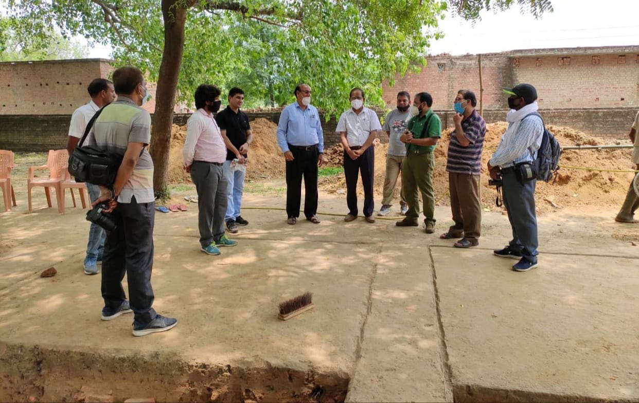 Central Archaeological Survey team reached Matigaon