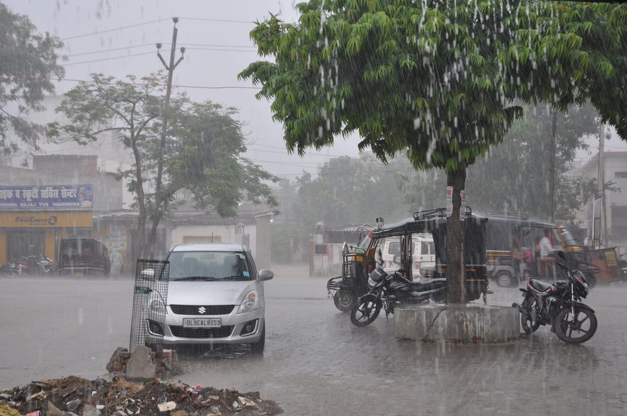 Light rain somewhere, relief from heat