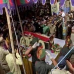 शहीद संतोष बाबू को दिया गया गॉर्ड ऑफ ऑनर