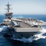 US navy warship
