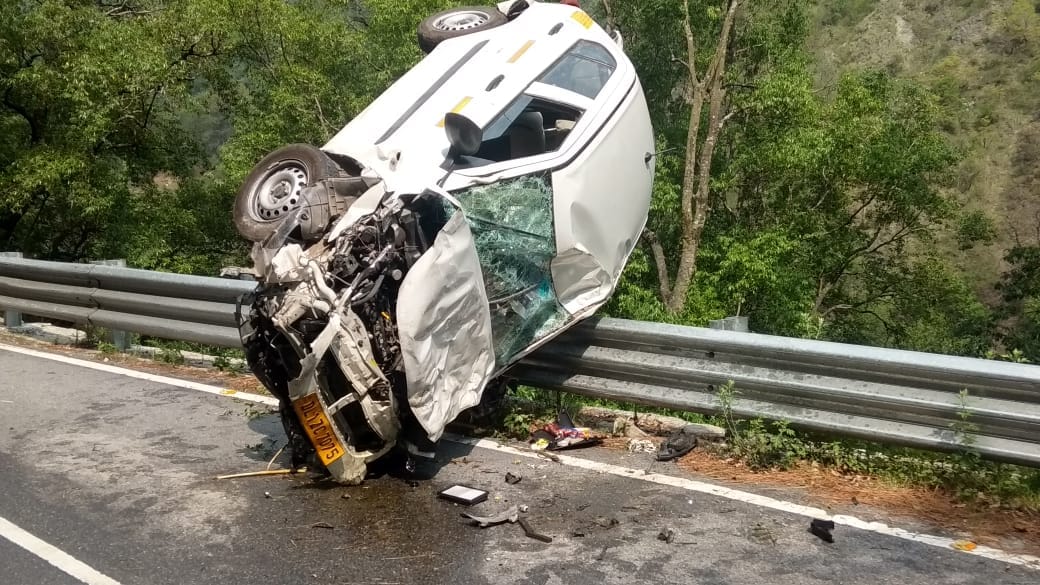 uttarakhand news : car accident on bhowali almora highway, diver died