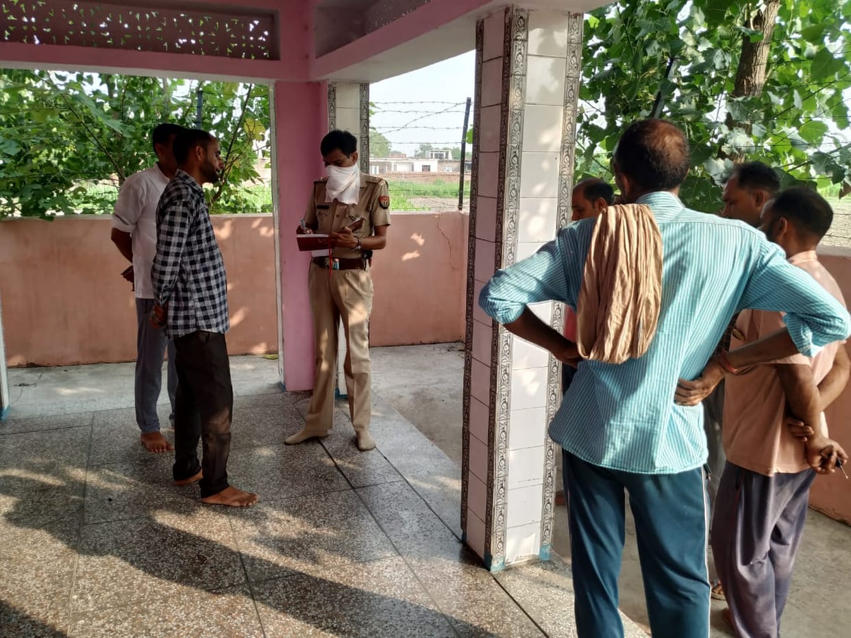 Robbery in two temples, demolished Danpatra in Lodipur
