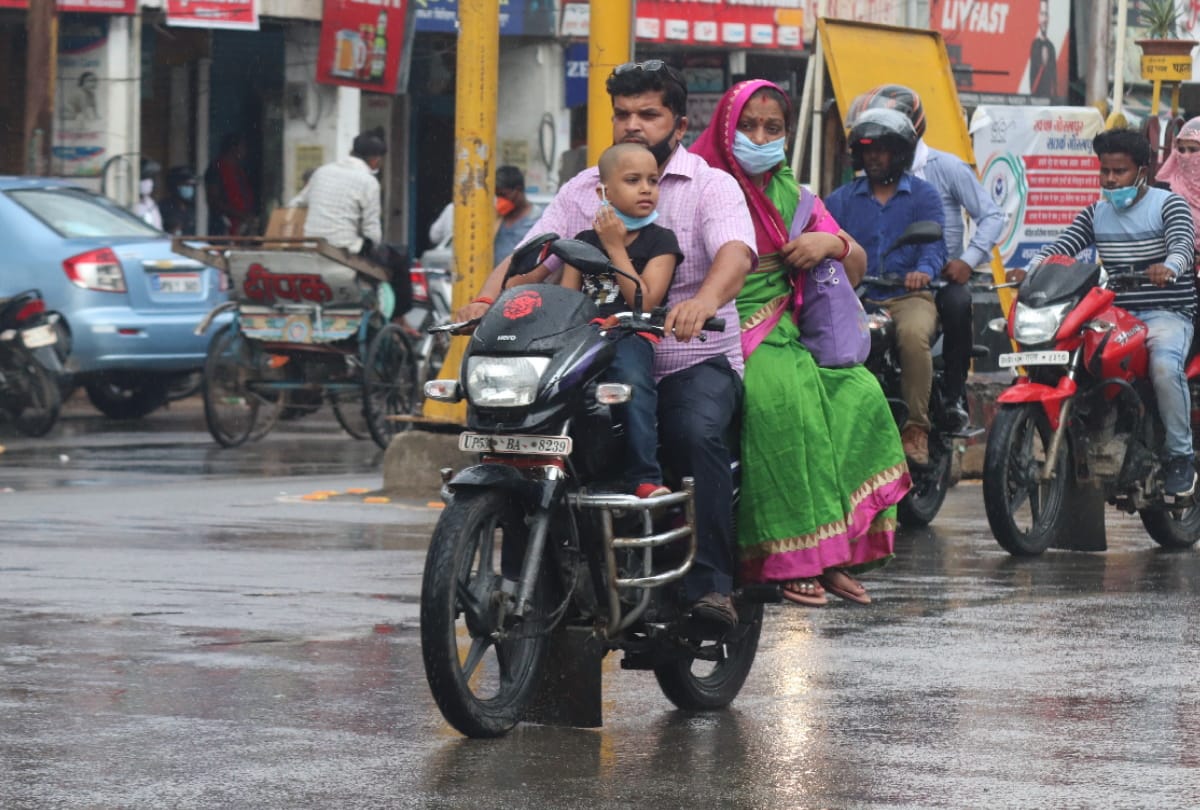weather update today in Gorakhpur Latest News   change weather after havie rain latest weather photos