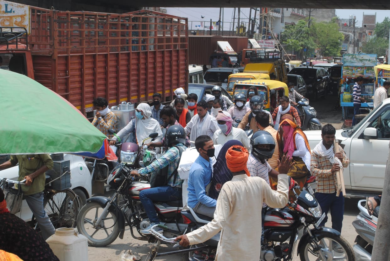 road jam,etawah,etawah news