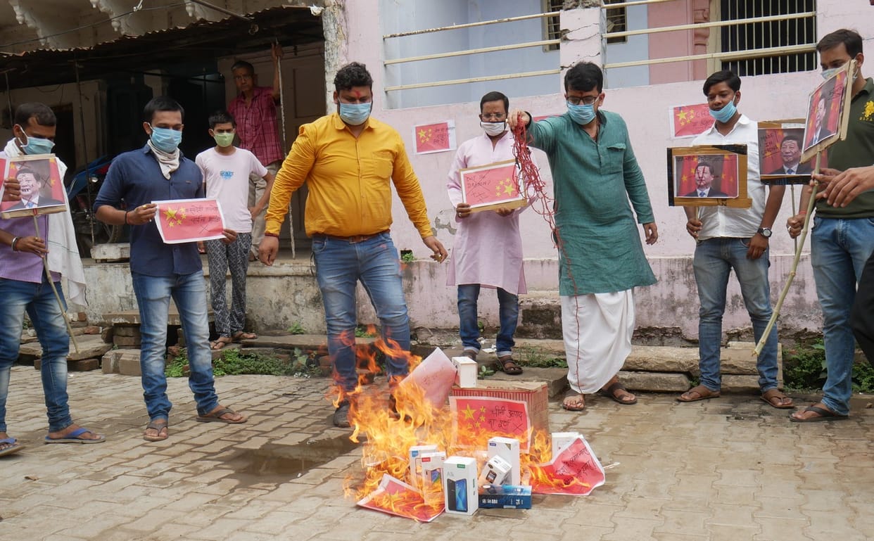 People's anger towards China
