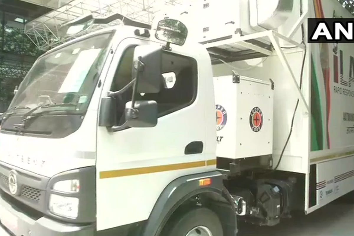 Harsh Vardhan launch Indias first mobile lab for COVID19 testing It will be deployed in interior parts