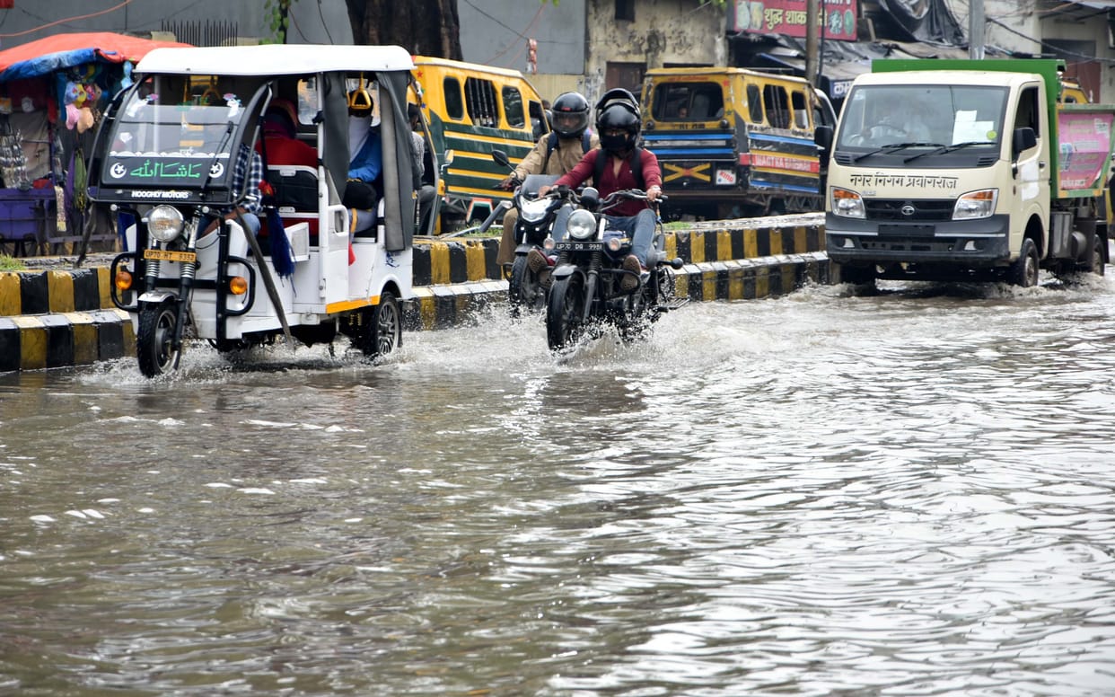 Relief from rain, rain caused by water logging
