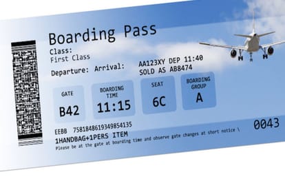 Now boarding pass at railway station like airport