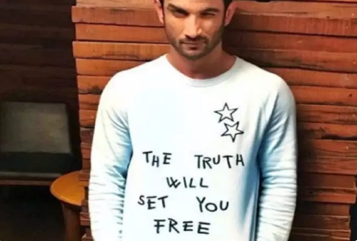 a soulful and meaningful slogans on sushant singh rajput t shirt
