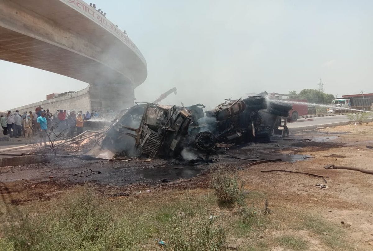 Truck Accident And Caught Fire Two Died At New Southern Bypass