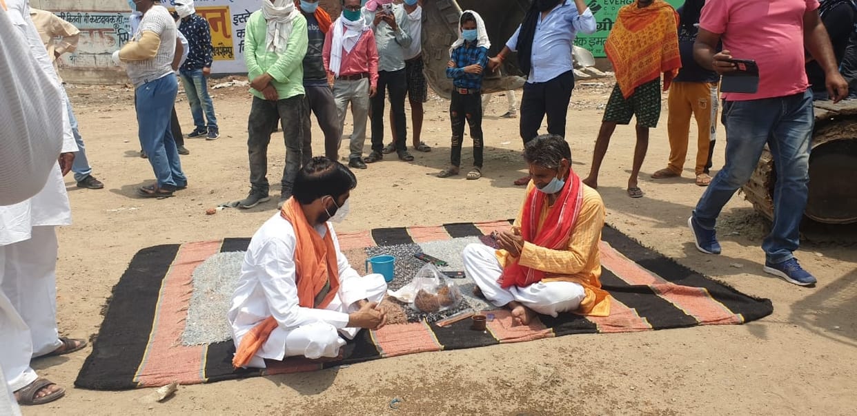 Vidayak and nagar panchayat face to face